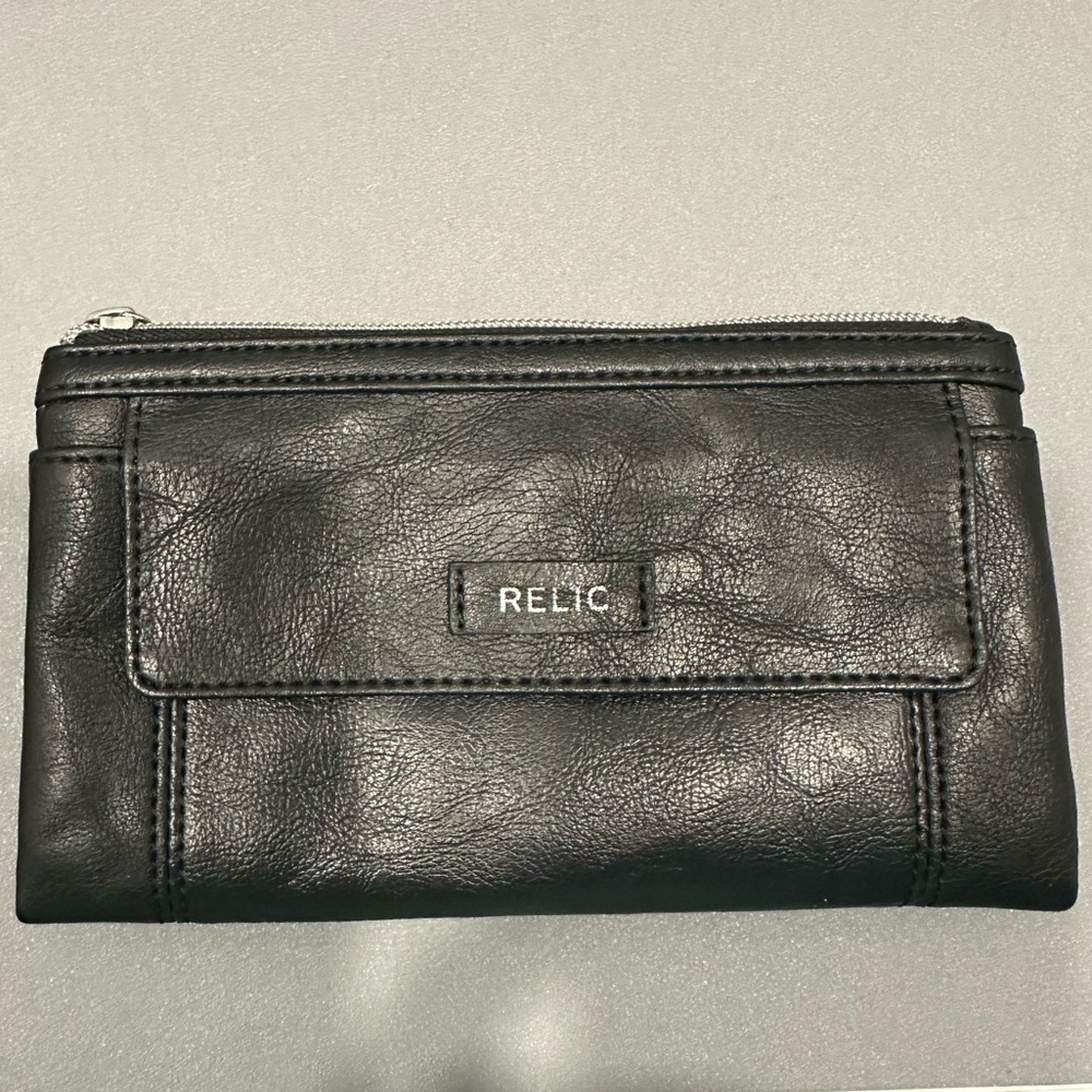 Women's Black Wallet and Cellphone Holder - Relic EUC